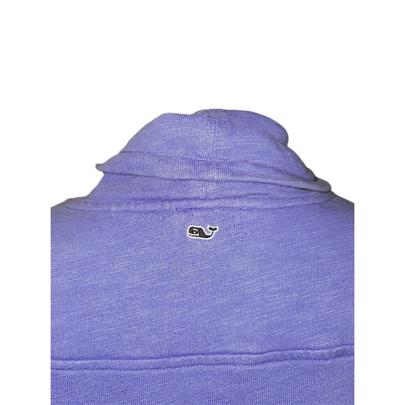 Vineyard Vines Periwinkle Cowl Neck Pullover Sweatshirt Women's Size Medium - Picture 7 of 8